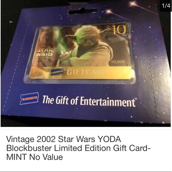 STAR WARS COLLECTABLE Other - STAR WARS VTG LTD ED 2002 YODA NIB BLOCKBUSTER